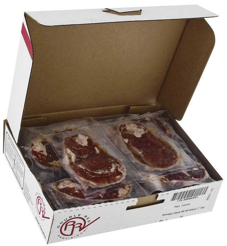 Double Red Provisions Ribeye Beef Steak, 12 Ounce -- 14 per case.