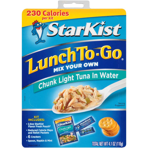 Starkist Lunch To Go Chunk Premium Light Tuna, 4.1 Ounce -- 12 per case.