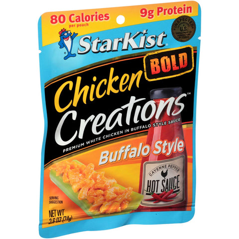 Starkist Chicken Creations Buffalo Style Chicken, 2.6 Ounce -- 12 per case.