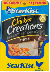 Starkist Chicken Creations White Chicken in Teriyaki Sauce, 2.6 Ounce -- 12 per case