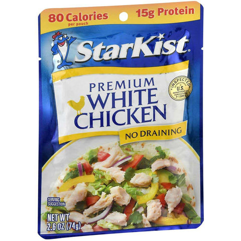 Starkist Premium White Chicken, 2.6 Ounce Pouch -- 12 per case