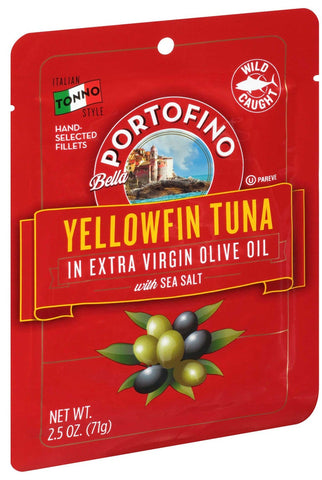 Portofino Yellowfin Tuna in Extra Virgin Olive Oil, 2.5 Ounce -- 12 per case.