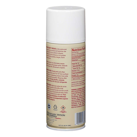 Bakers Klene Bread Aerosol Pan Coatings -- 6 Case 14 Ounce