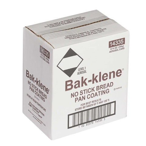 Bakers Klene Bread Aerosol Pan Coatings -- 6 Case 14 Ounce