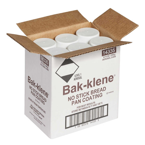 Bakers Klene Bread Aerosol Pan Coatings -- 6 Case 14 Ounce