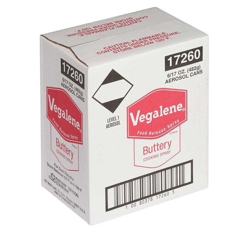 Vegalene Buttery Cooking Spray, 17 Ounce -- 6 per case.