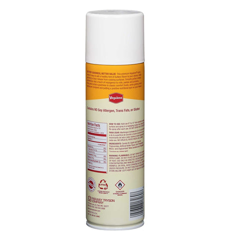Vegalene Buttery Cooking Spray, 17 Ounce -- 6 per case.