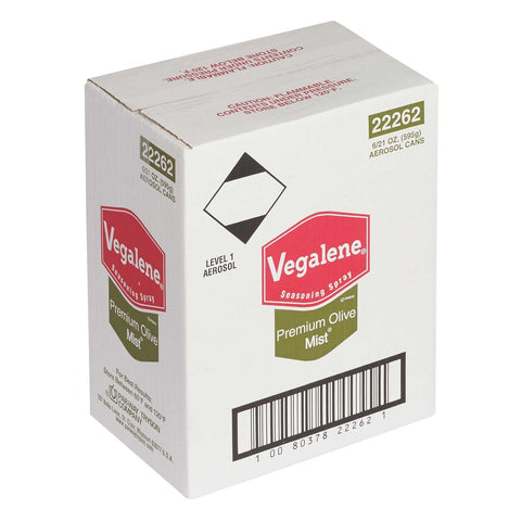Vegalene Premium Olive Mist Aerosol Spray, 21 Ounce -- 6 per case.