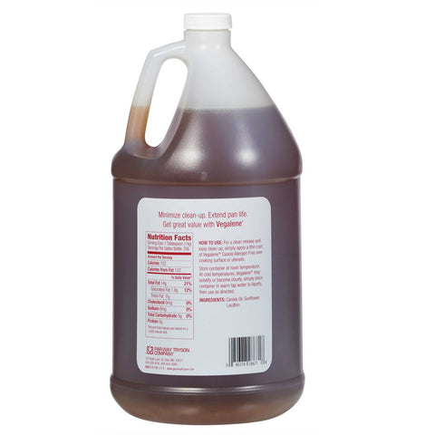 Vegalene Canola Allergen Free Food Release Oil, 1 Gallon -- 4 per case.