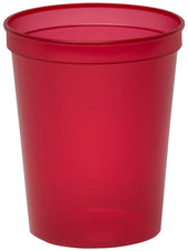 WNA Polypropylene Squat Color Changing Red Cup, 16 Ounce - 25 count per pack -- 20 packs per case