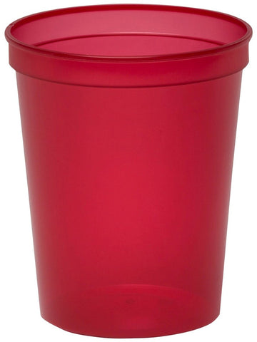 WNA Polypropylene Squat Color Changing Red Cup, 16 Ounce - 25 count per pack -- 20 packs per case