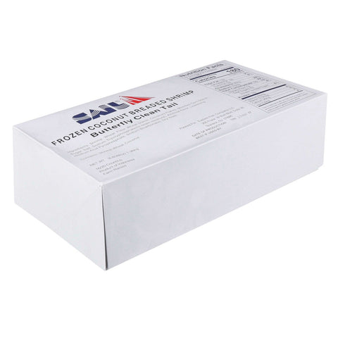 Sail 16/20 Count Breaded Coconut Clean Tail Butterfly Shrimp, 3 Pound -- 4 per case