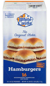 White Castle Original Hamburger, 25.28 Ounce -- 6 per case