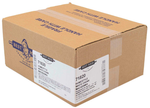 Best Maid White Chunk Macadamia Cookie, 3 Ounce -- 48 per case