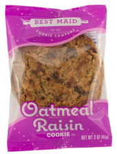 Best Maid Thaw and Serve Individually Wrapped Oatmeal Raisin Cookie, 3 Ounce -- 48 per case