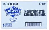 Almond Toppers Honey Brown Sugar 10 Case 14 Ounce