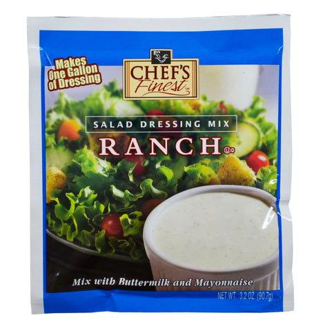 Sugar Foods Chef Finest Ranch Dressing, 3.2 Ounce -- 18 per case.