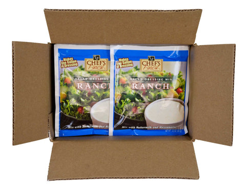 Sugar Foods Chef Finest Ranch Dressing, 3.2 Ounce -- 18 per case.