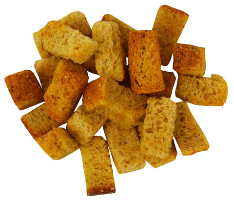 Fresh Gourmet Country Cut Cheese and Garlic Whole Grain Croutons, 2.5 Pound -- 4 per case.
