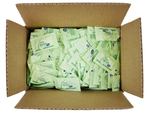 Njoy Green Stevia Sugar Substitute, 1 Gram -- 1000 per case.