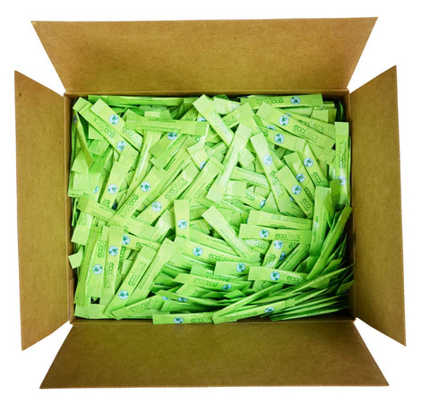 Ecostick Sugar Substitute Stevia Sticks, 0.5 Gram -- 2000 per case.