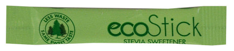 Ecostick Stevia Green Sugar Substitute, 0.5 Gram -- 8 per case.