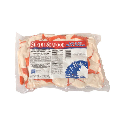 King and Prince Dutch Harbor Chunk Surimi, 2 Pound -- 10 per case.