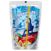 Kraft Capri Sun Fruit Punch Flavored Juice Drink Blend, 6 Ounce - 10 per pack -- 4 packs per case.