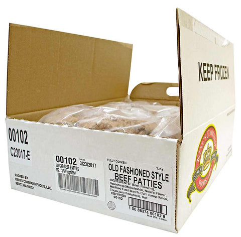 Kings Command Flame Broiled Mini Beef Patty, 1 Ounce -- 240 per case