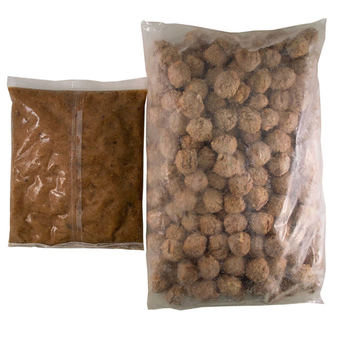 Kings Command Foods Fully Cooked 0.5 Ounce Swedish Meatballs, 10 Pound.