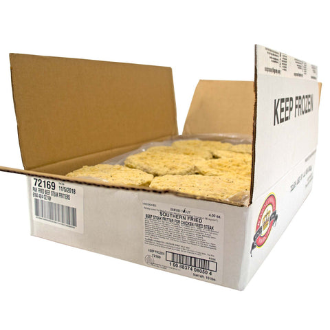 Kings Command Foods Raw Southern Chicken Fried Beef Steak, 4 Ounce -- 40 per case.
