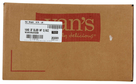 Vans International Foods Blueberry Waffle, 9 Ounce -- 12 per case