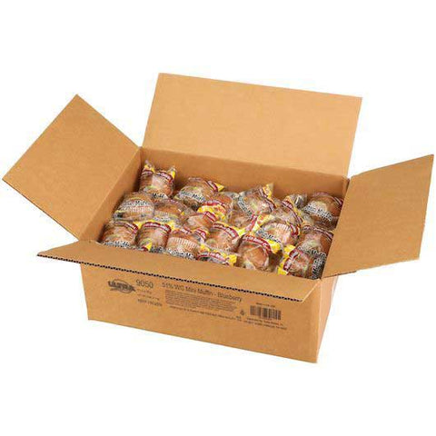 Super Bakery Ultra Individually Wrapped Whole Grain Blueberry Muffin, 2.05 Ounce -- 72 per case