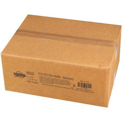 Super Bakery Ultra Individually Wrapped Whole Grain Blueberry Muffin, 2.05 Ounce -- 72 per case