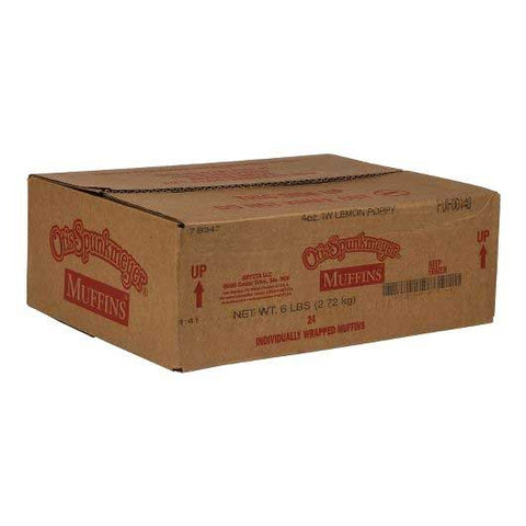 Otis Spunkmeyer Individually Wrapped Lemon Poppy Seed Muffin, 4 Ounce -- 24 per case