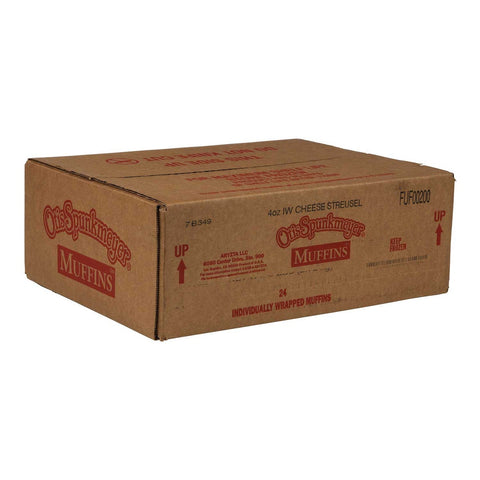 Otis Spunkmeyer Delicious Essentials Cheese Streusel Muffin, 4 Ounce -- 24 per case.