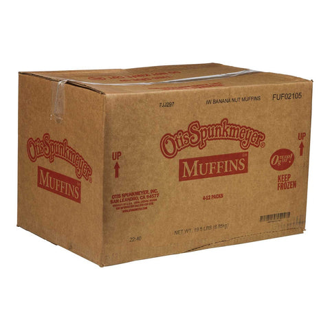 Otis Spunkmeyer Delicious Essentials Banana Nut Muffin, 6.5 Ounce -- 48 per case.