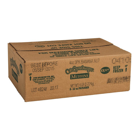 Otis Spunkmeyer Delicious Essentials Banana Nut Muffin, 4 Ounce -- 24 per case.
