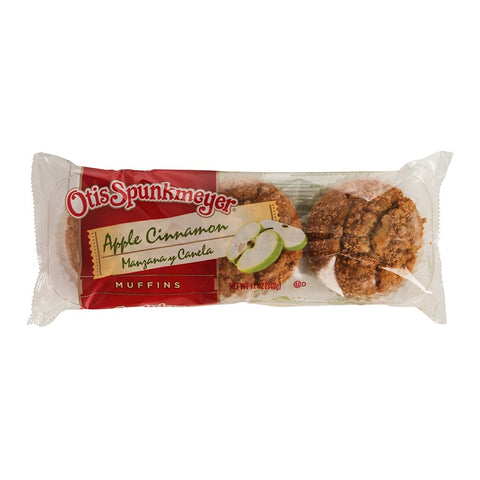 Otis Spunkmeyer Delicious Essentials Apple Cinnamon Muffin, 4 Ounce -- 24 per case.