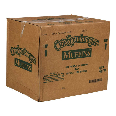 Otis Spunkmeyer Delicious Essentials Banana Nut Muffin, 4 Ounce -- 48 per case.