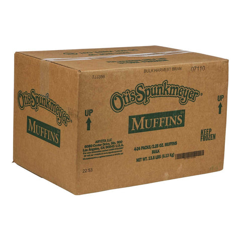 Otis Spunkmeyer Delicious Essentials Harvest Bran Muffin, 2.25 Ounce -- 96 per case.