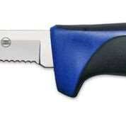 Dexter Russell Scalloped Utility Knife with Blue Handle, 5 inch -- 6 per case
