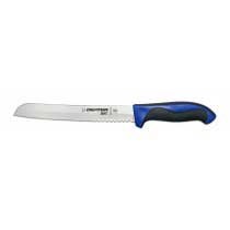 Dexter Russell Scalloped Blue Handle Bread Knife, 8 inch -- 6 per case