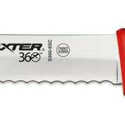 Dexter Russell Scalloped Red Handle Bread Knife, 8 inch -- 6 per case