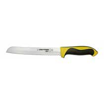 Dexter Russell Scalloped Yellow Handle Bread Knife, 8 inch -- 6 per case