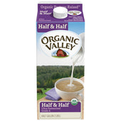 Organic Valley UHT Half and Half Ultra Pasteurized Milk, 64 Fluid Ounce -- 6 per case.