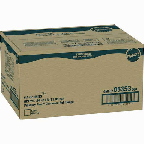 Pillsbury Plus Unbaked Classic Cinnamon Roll Dough, 6.5 Ounce -- 60 per case