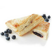 General Mills Pillsbury Turnovers Blueberry Sugared Puff Pastry Dough, 3.7 Ounce -- 60 per case.