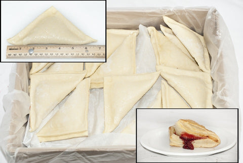 General Mills Pillsbury Turnovers Cherry Sugared Puff Pastry Dough, 3.7 Ounce -- 60 per case.