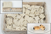 General Mills Pillsbury Blueberry-Sugared Puff Pastry Dough - Strudel Bites, 0.8 Ounce -- 320 per case.